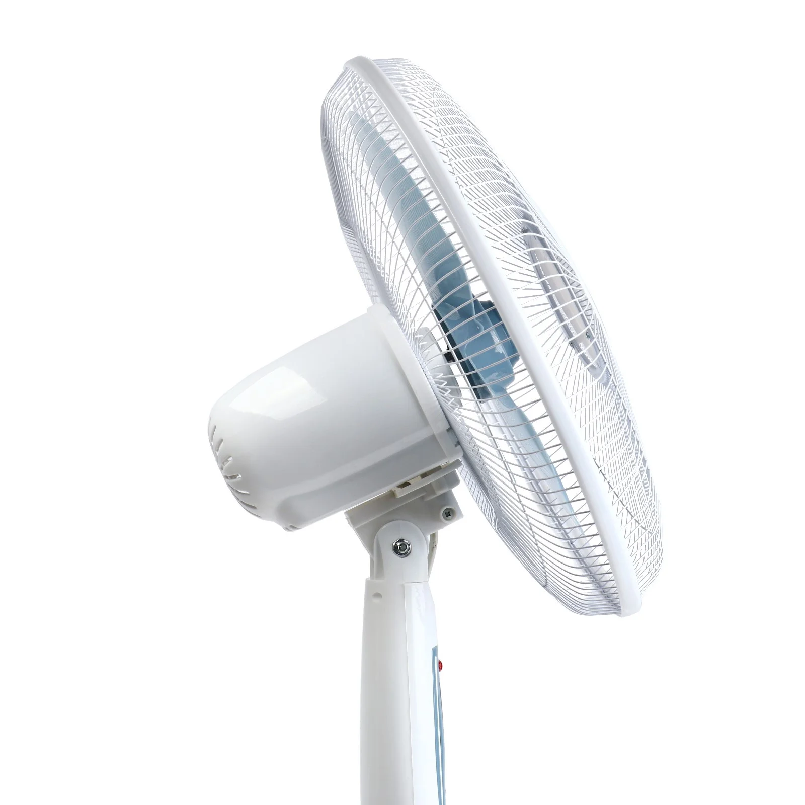 Вентилятор Energy EN-1635R белый/голубой, напольный, 40 Вт, 3 скорости, 40 см, с пультом ДУ