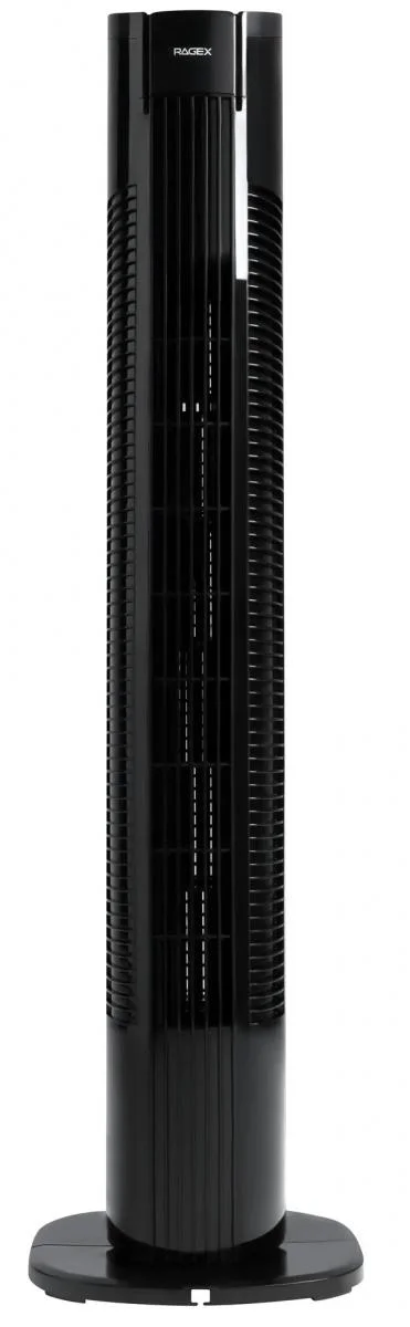 Вентилятор RAGEX R1204-000 чёрный, напольный, 50 Вт, 3 скорости, колонный
