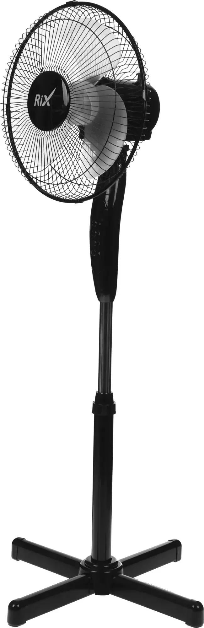 Вентилятор Rix RSF-3000B чёрный, напольный, 35 Вт, 3 скорости, 30 см