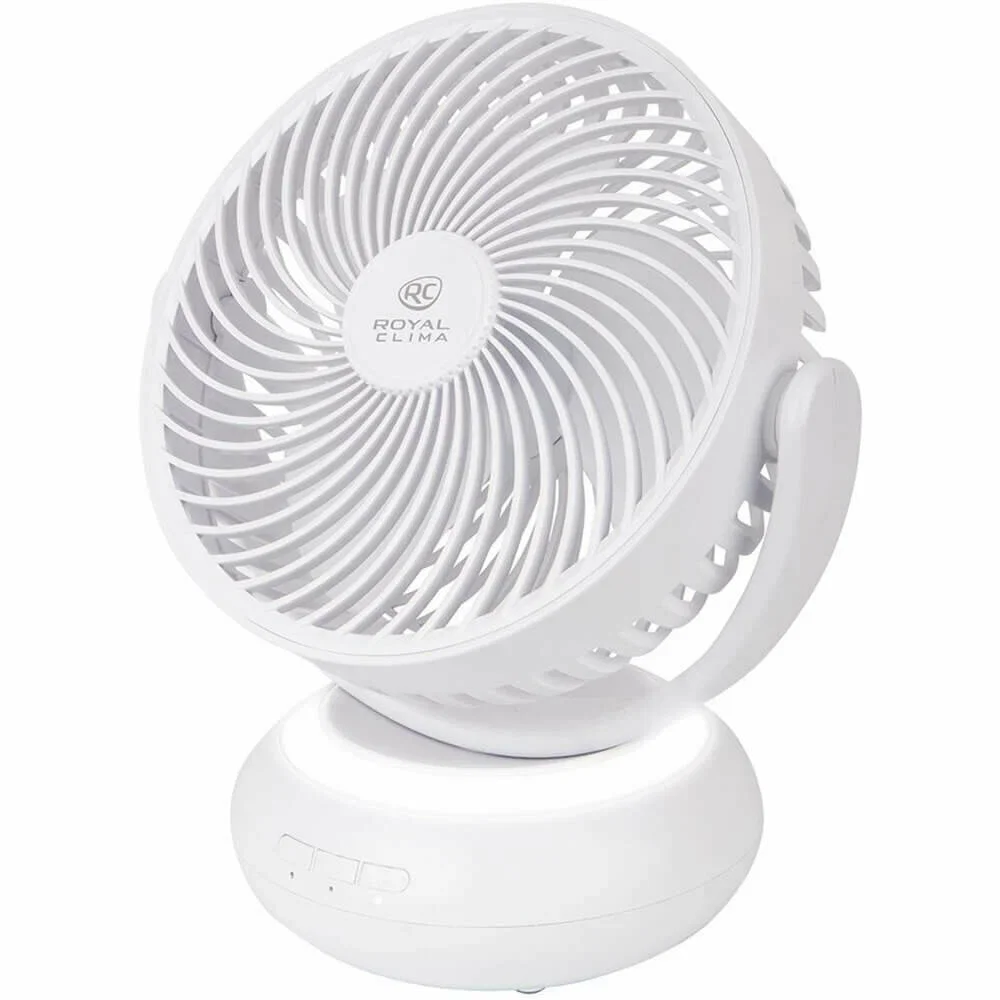 Вентилятор Royal Clima RSF-0701E-WT белый, настольный, 5 Вт, 3 скорости, 17 см
