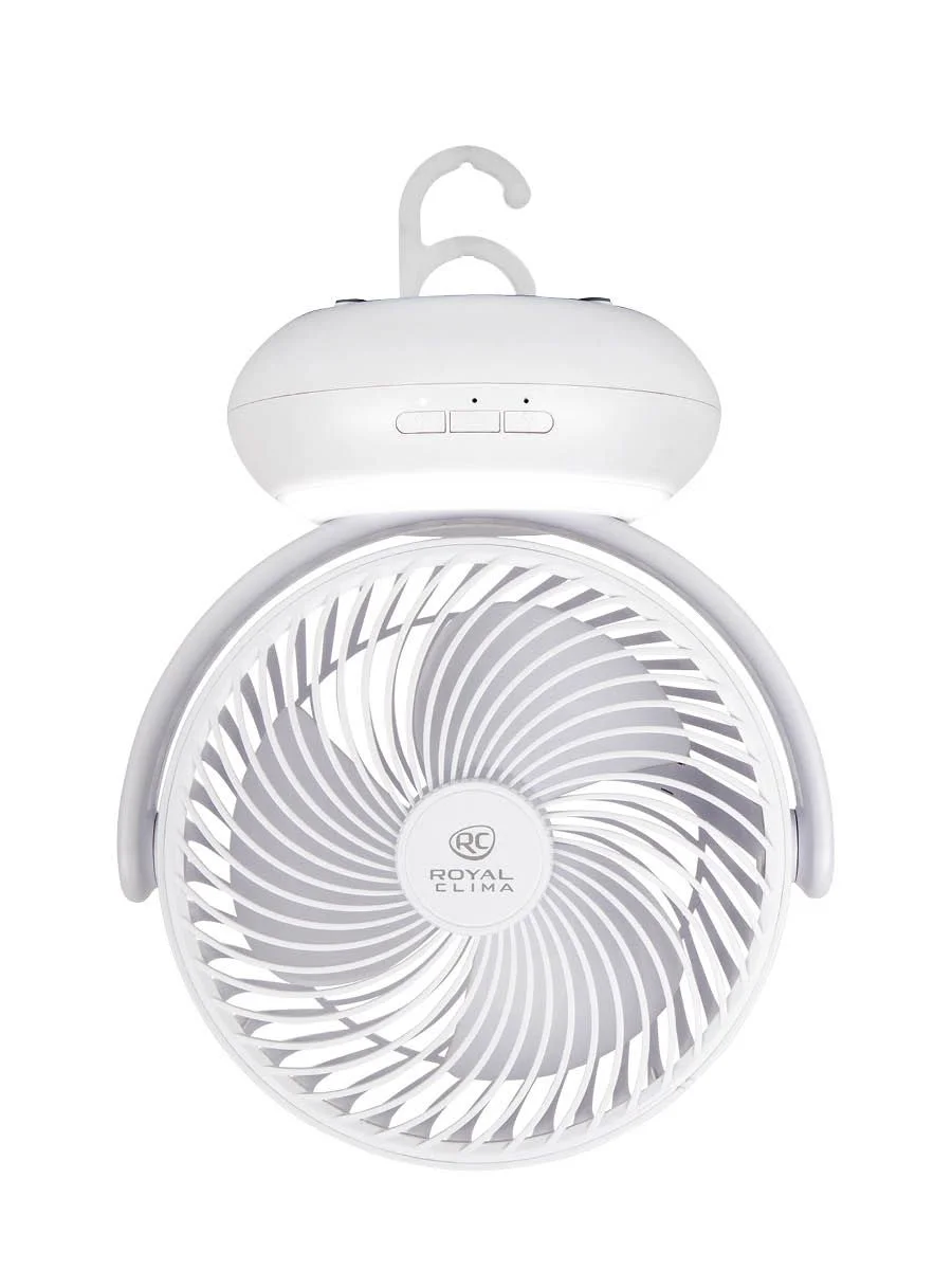 Вентилятор Royal Clima RSF-0701E-WT белый, настольный, 5 Вт, 3 скорости, 17 см