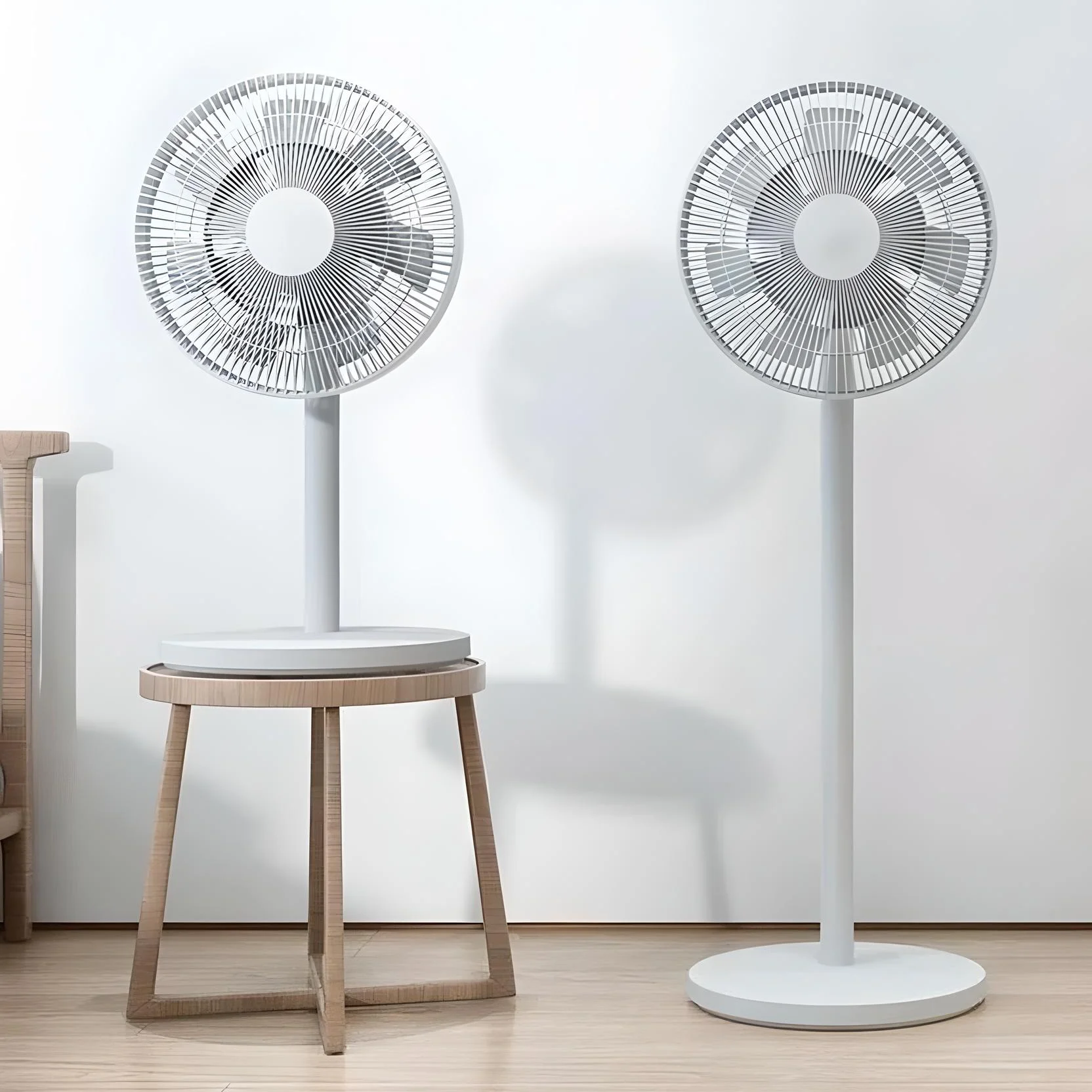 Вентилятор Xiaomi Mi Smart Standing Fan 2 белый, напольный, 15 Вт, 100 скоростей, 35.5 см