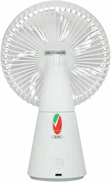 Вентилятор Xiaomi Rechargeable Mini Fan белый, настольный, 10 Вт, 4 скорости, 8.7 см