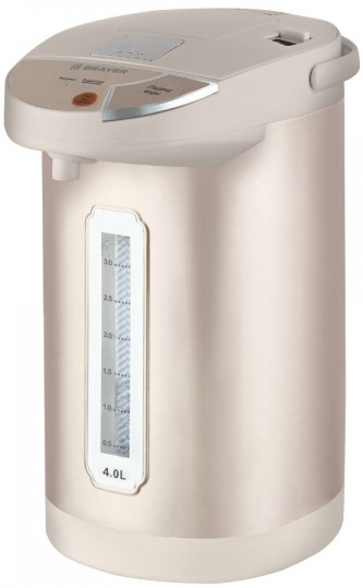 Эл,чайник-термос BRAYER BR1092 (900 Вт, 4 л, 3 спос.подач.воды,поддерж.темпер,блок, повтор кипяч)