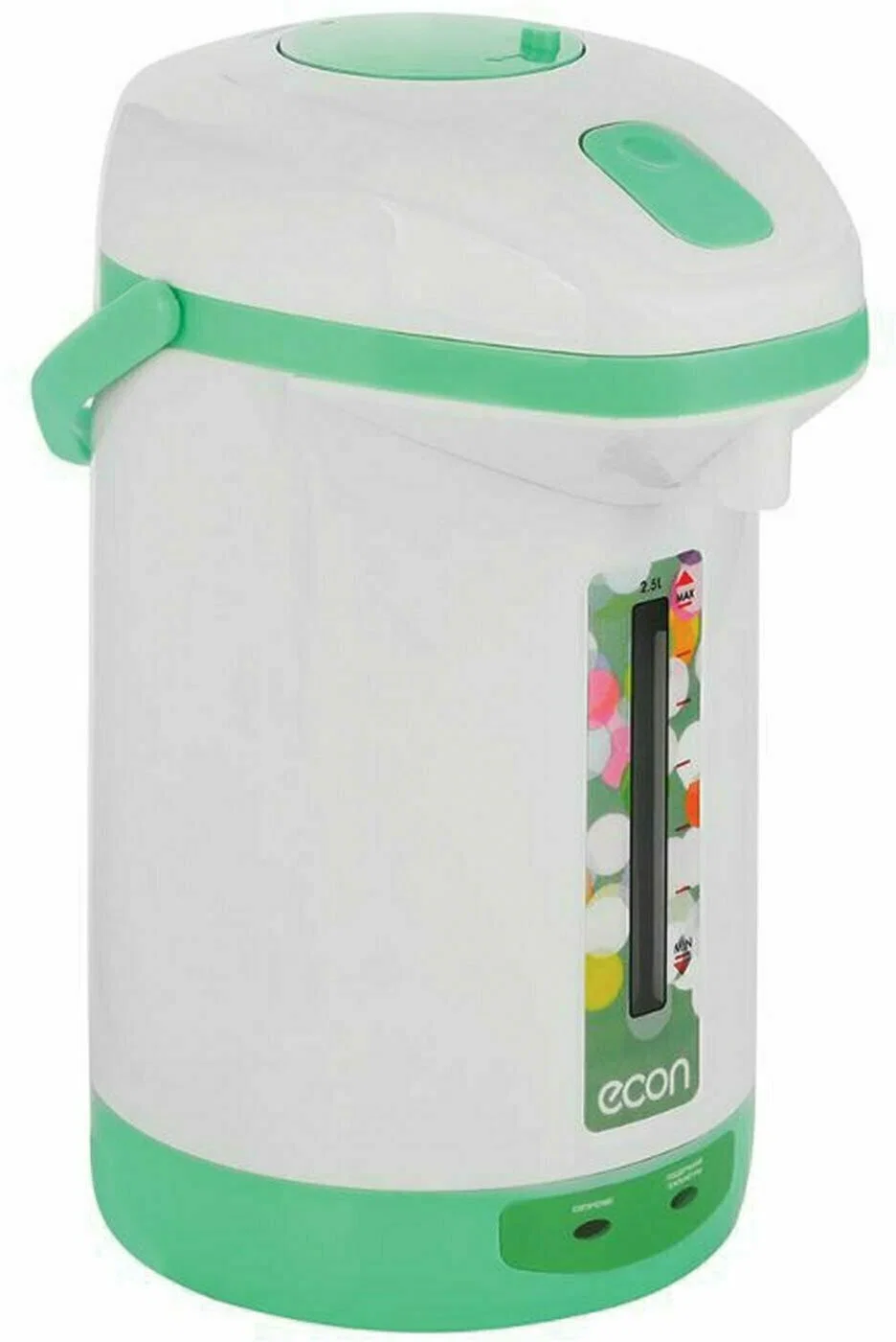 Эл,чайник-термос Econ ECO-250TP (2,5 л, 600Вт, мех насос, мех управление)