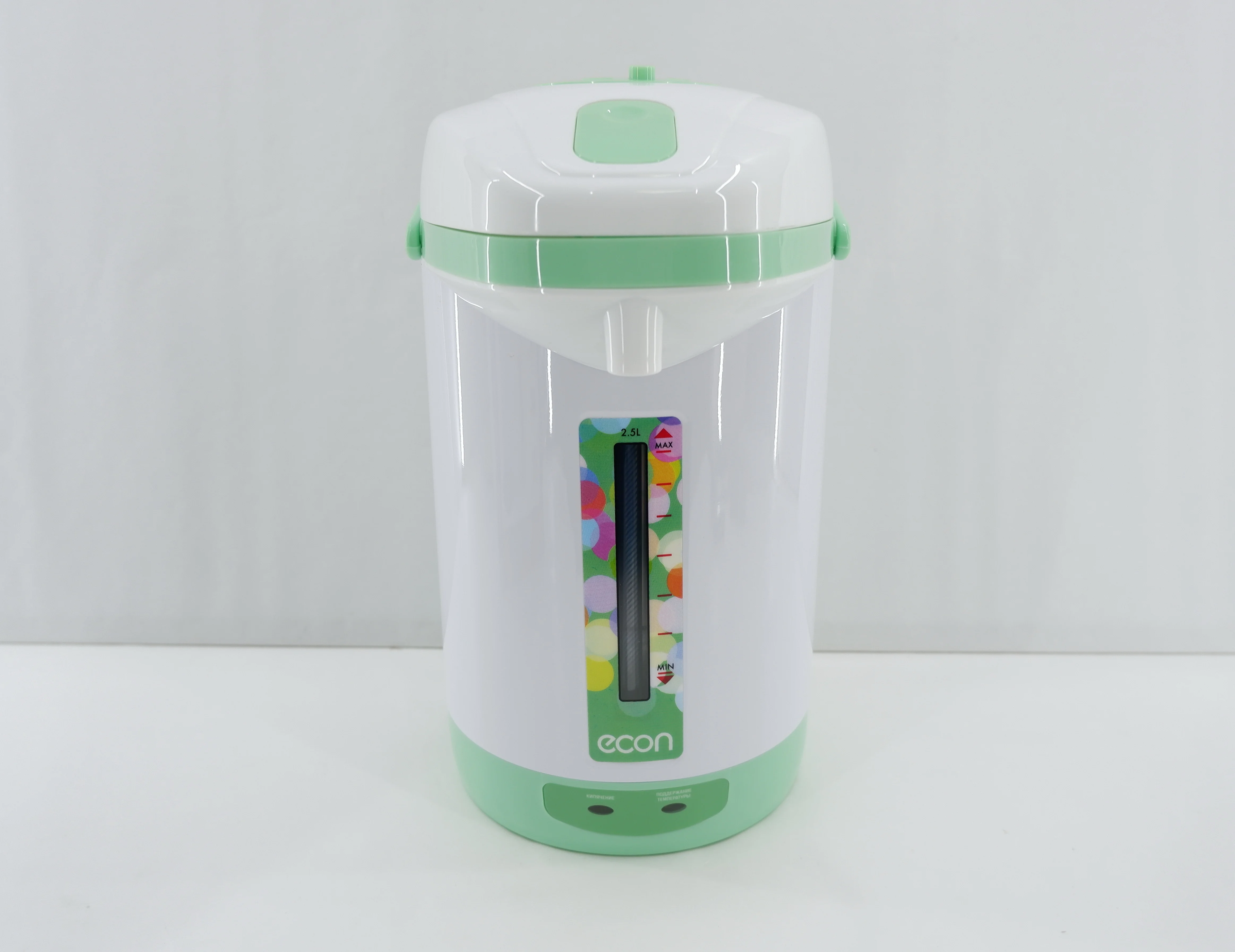 Эл,чайник-термос Econ ECO-250TP (2,5 л, 600Вт, мех насос, мех управление)
