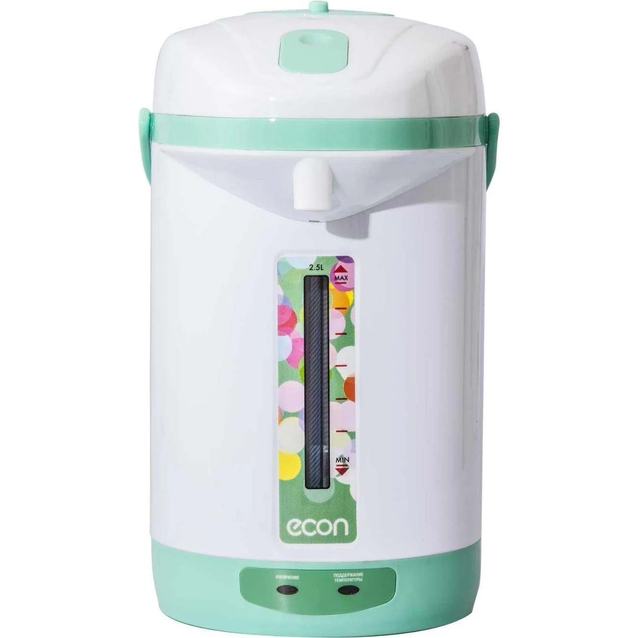 Эл,чайник-термос Econ ECO-250TP (2,5 л, 600Вт, мех насос, мех управление)