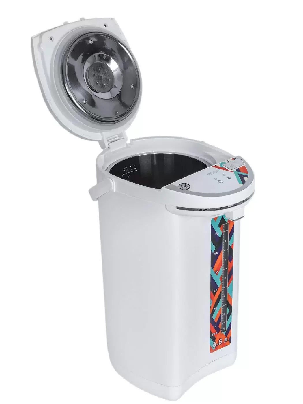 Эл,чайник-термос Econ ECO-620TP (3л.600Вт. 30Вт. Нержаваеющачя сталь