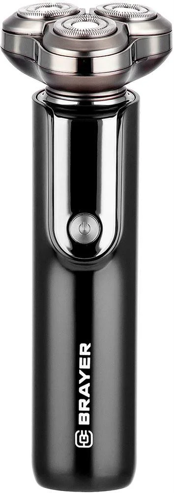Электробритва BRAYER BR3601 роторн. сист-ма, литиевая батар. 1*800мАч, сталь. лезвия