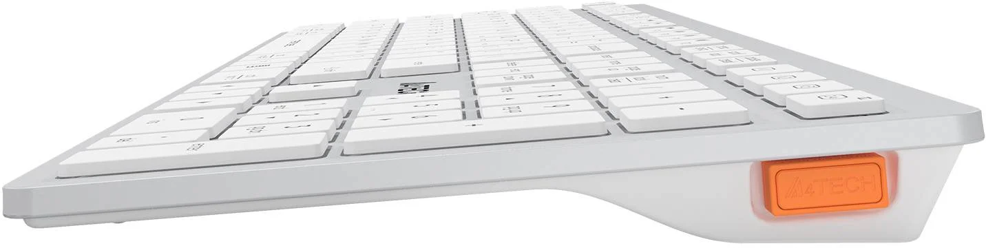 Клавиатура беспроводная A4Tech Fstyler FBX50C, USB, Bluetooth/Радиоканал, белый