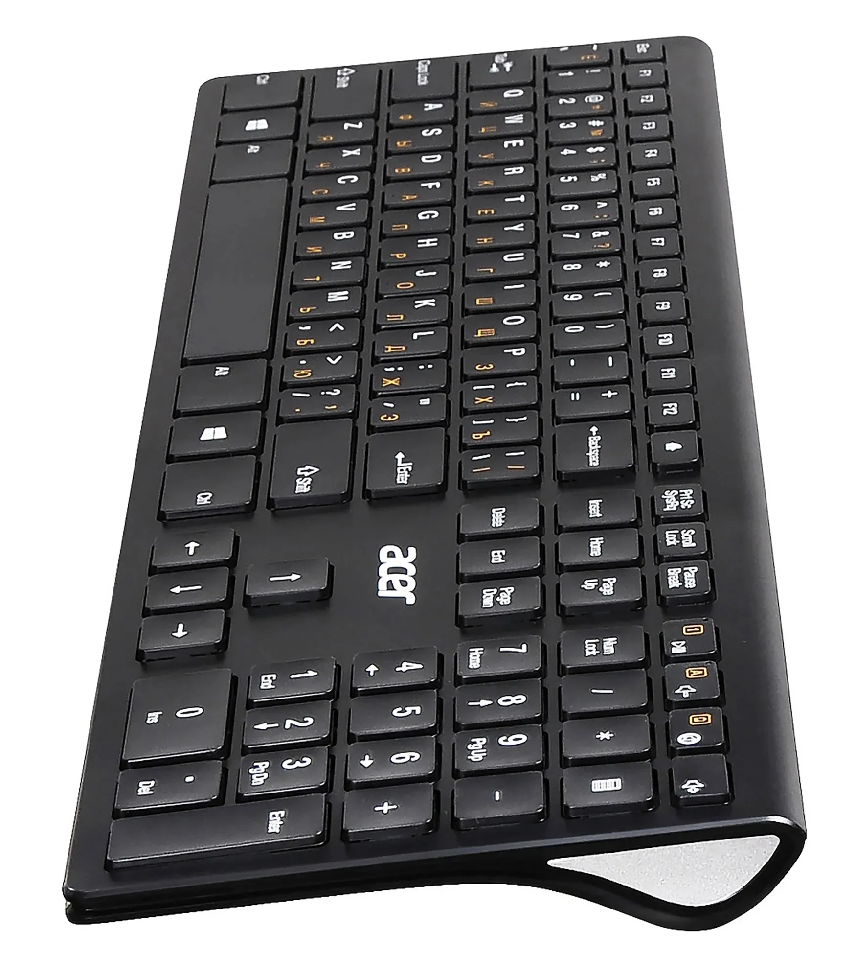 Клавиатура беспроводная Acer OKR020, USB, Радиоканал, черный
