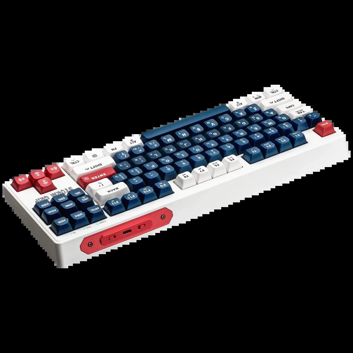 Клавиатура беспроводная Defender Storm Grip GK-188 RU,белый/синий