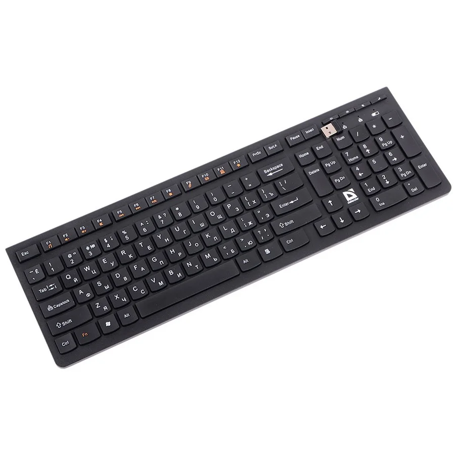 Клавиатура беспроводная Defender ULTRAMATE SM-535 RU USB, радиоканал, черный