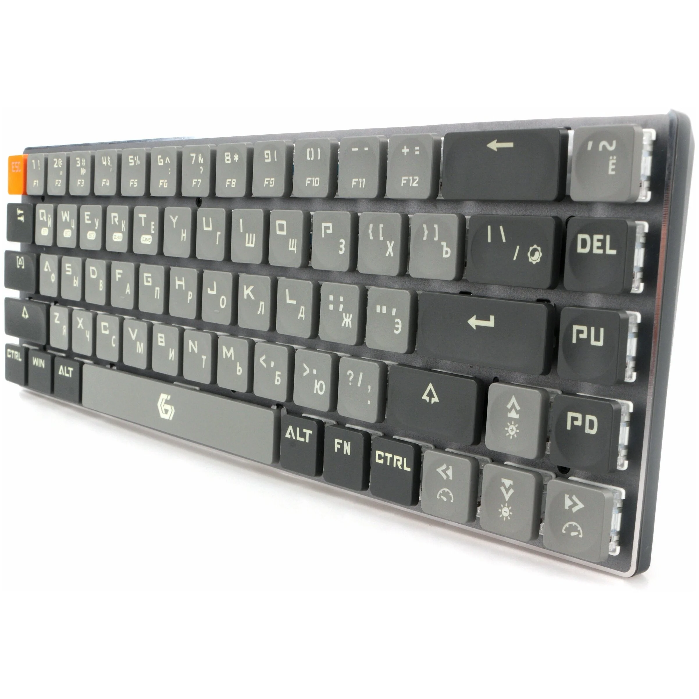 Клавиатура беспроводная Gembird KBW-7 Bluetooth, USB серая