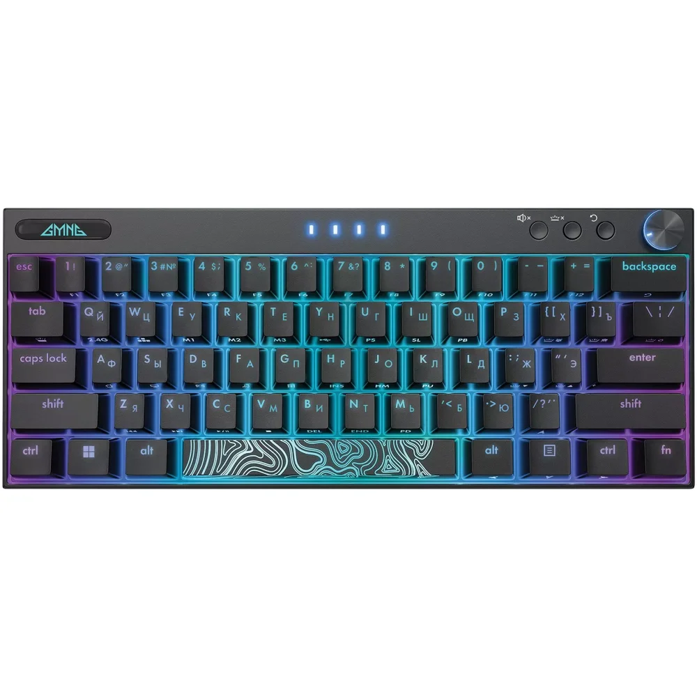 Клавиатура беспроводная GMNG GG-KB500XW (1910516), USB, Bluetooth/Радиоканал, черный