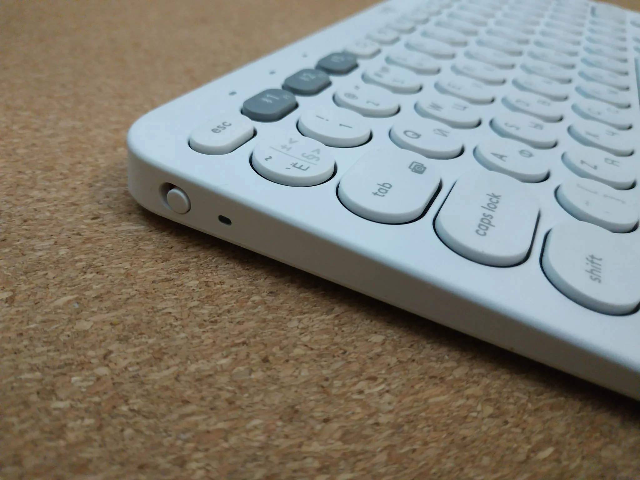 Клавиатура беспроводная Logitech K380, Bluetooth, белый
