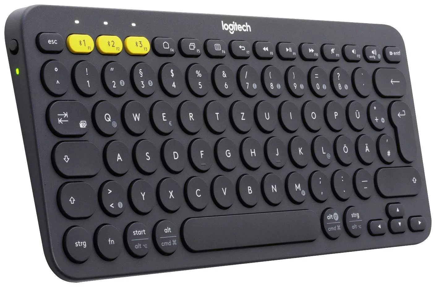 Клавиатура беспроводная Logitech K380, Bluetooth, темно-серый