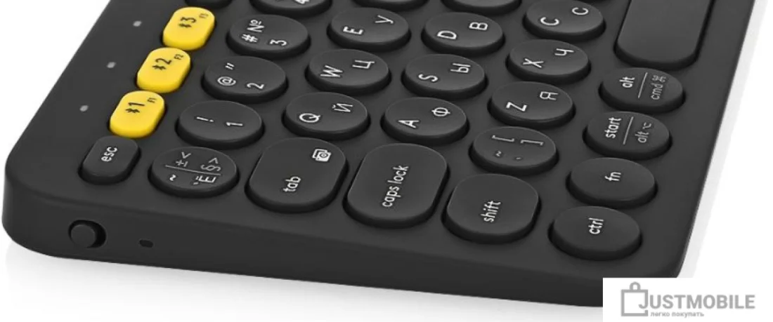 Клавиатура беспроводная Logitech K380, Bluetooth, темно-серый