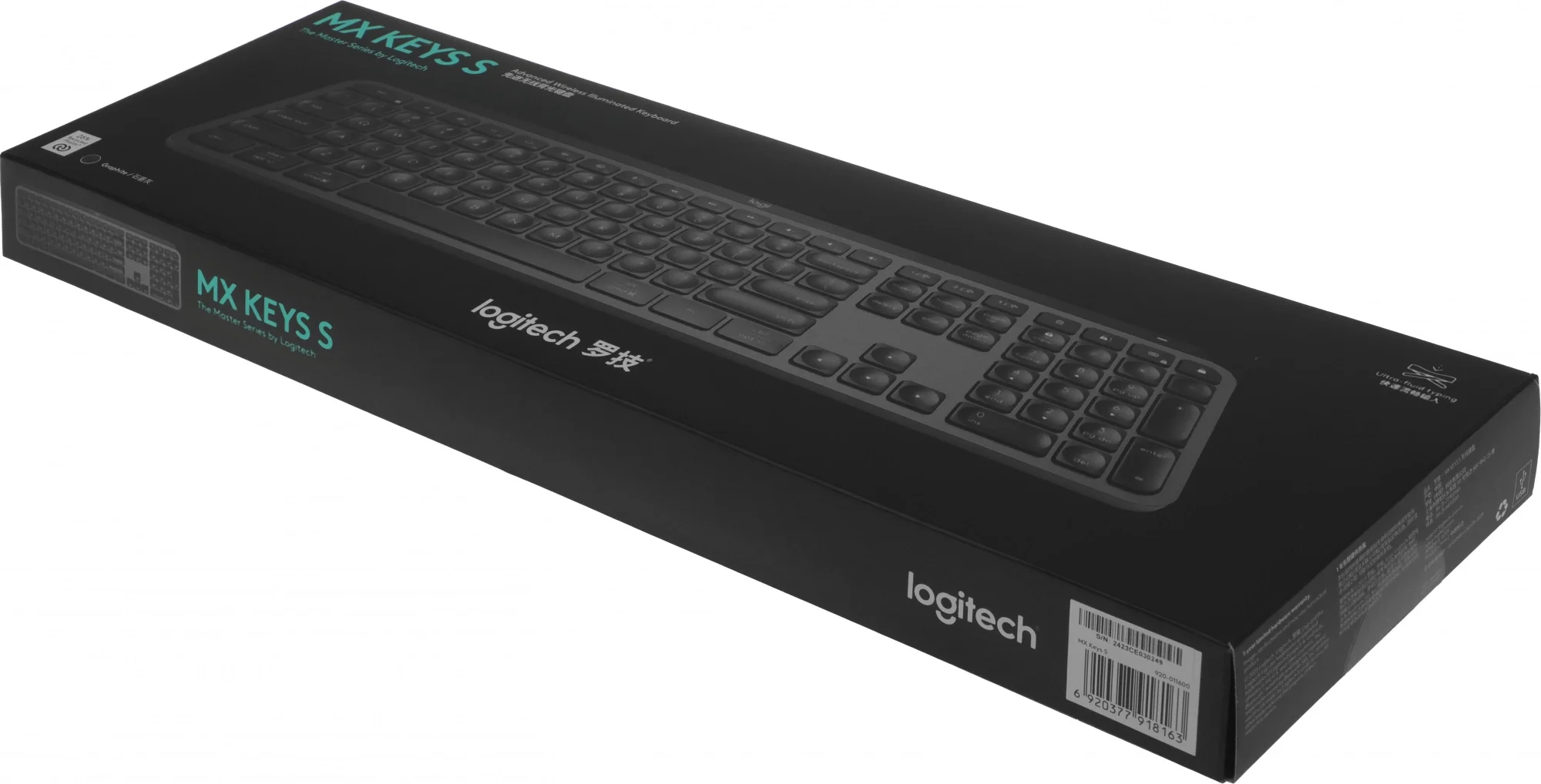 Клавиатура беспроводная Logitech MX Keys S (920-011600) графит