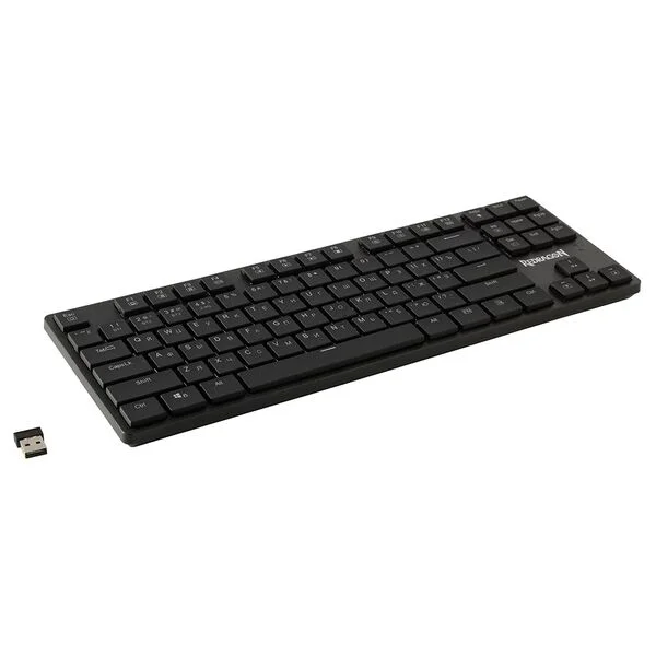 Клавиатура беспроводная Redragon Anubis K539-RGB, USB, Bluetooth/Радиоканал, черный