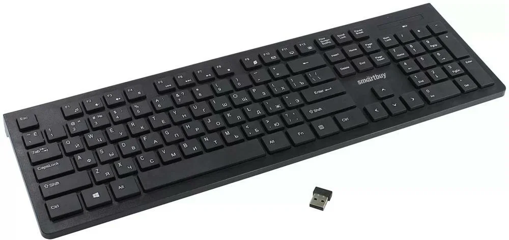 Клавиатура беспроводная мультимедийная Smartbuy 206 черная SBK-206AG-K