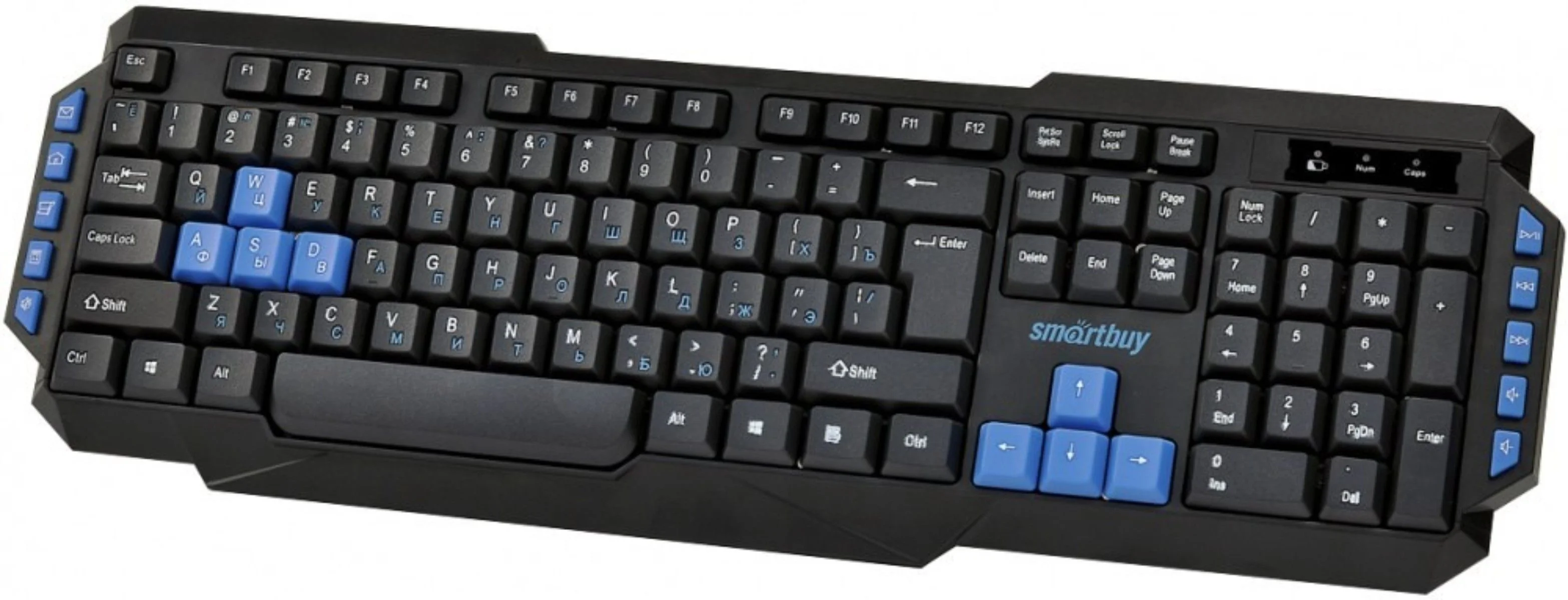 Клавиатура беспроводная мультимедийная Smartbuy 231 черная SBK-231AG-K