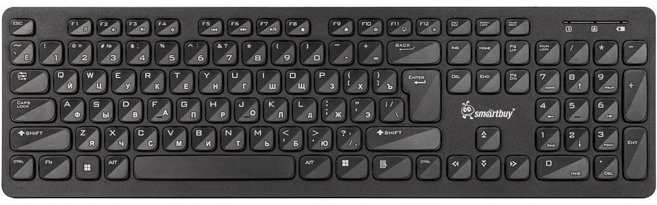 Клавиатура беспроводная мультимедийная Smartbuy ONE 252 черная (SBK-252AG-K)