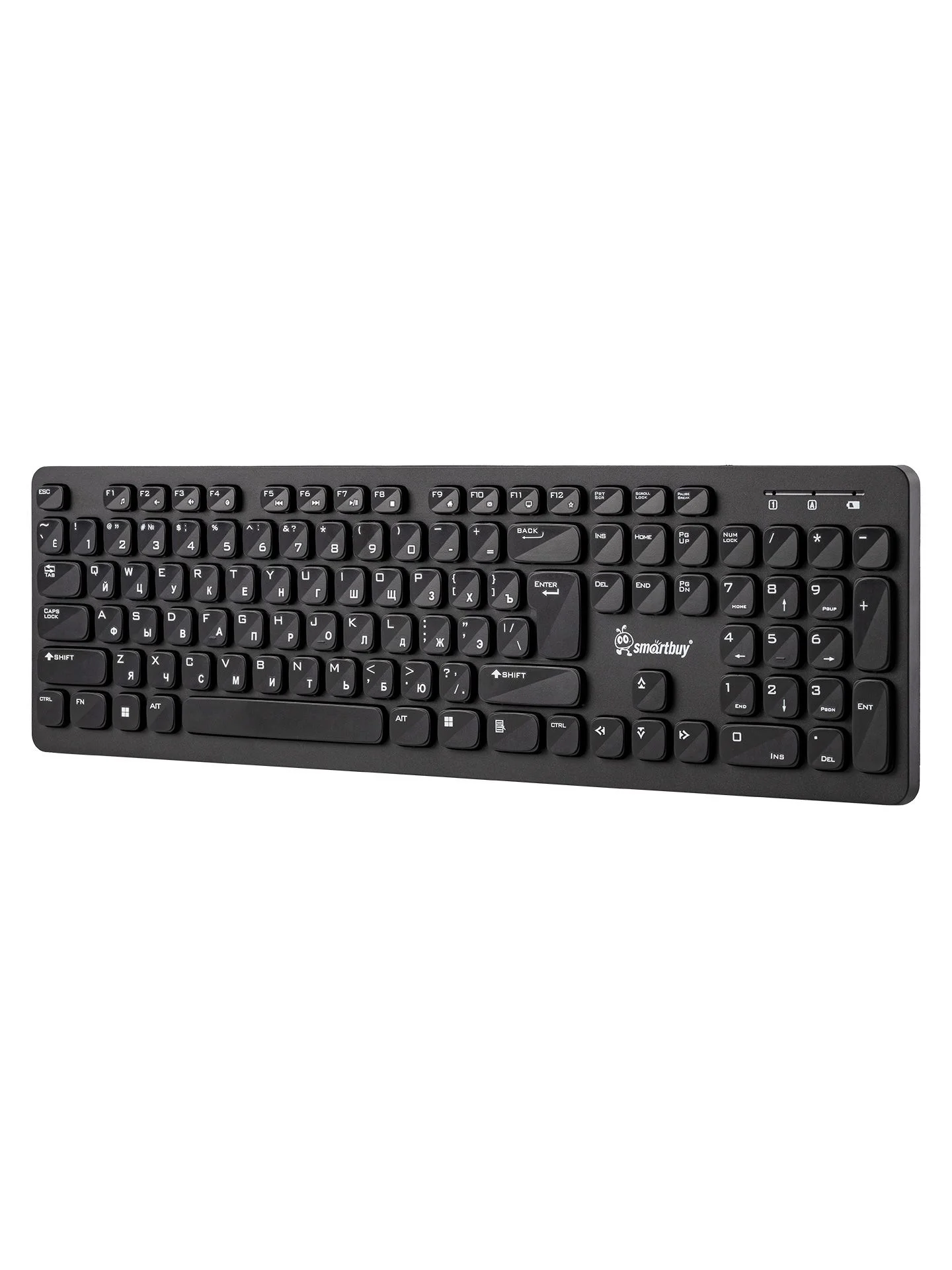 Клавиатура беспроводная мультимедийная Smartbuy ONE 252 черная (SBK-252AG-K)