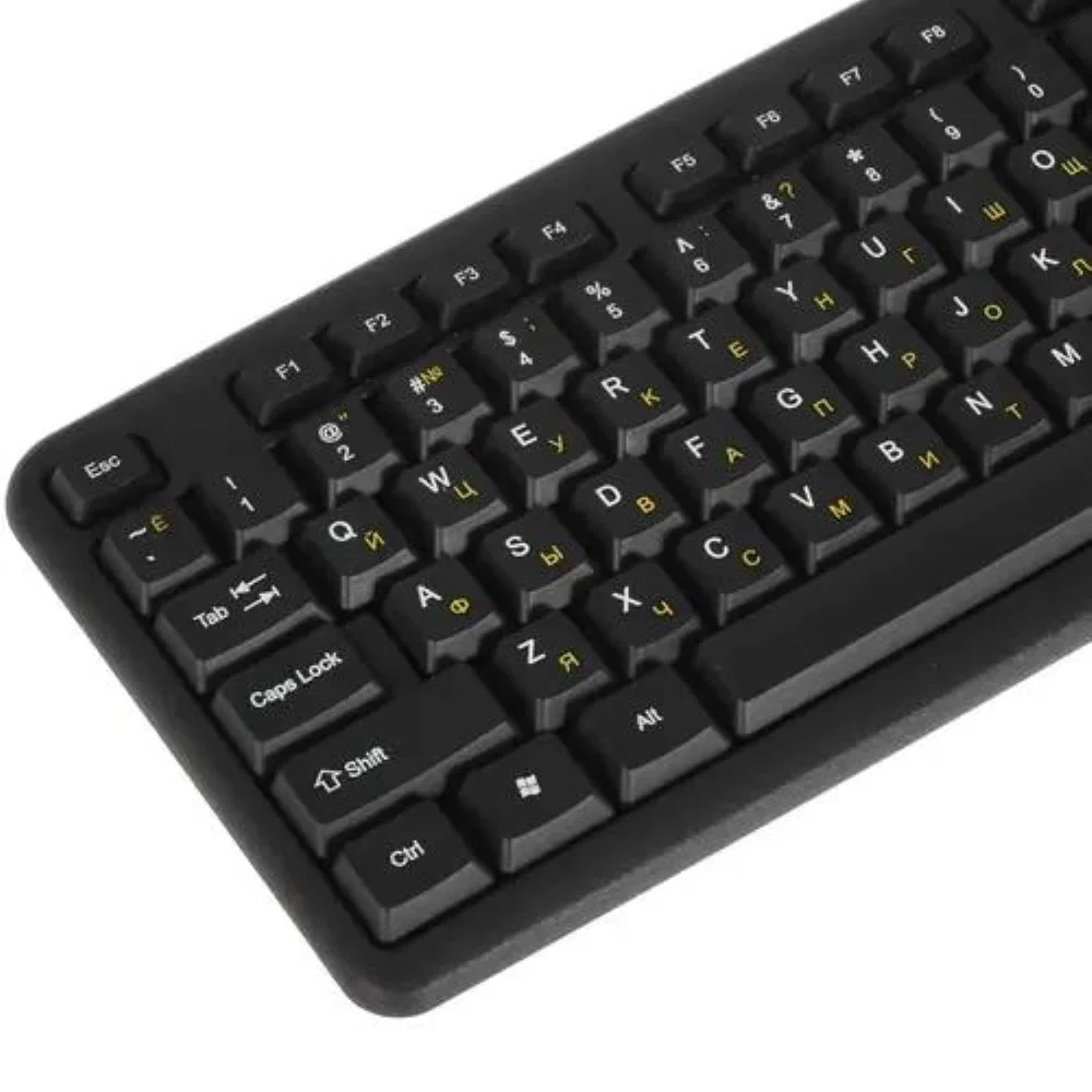 Клавиатура Гарнизон GK-100L проводная, USB Type-A, чёрный