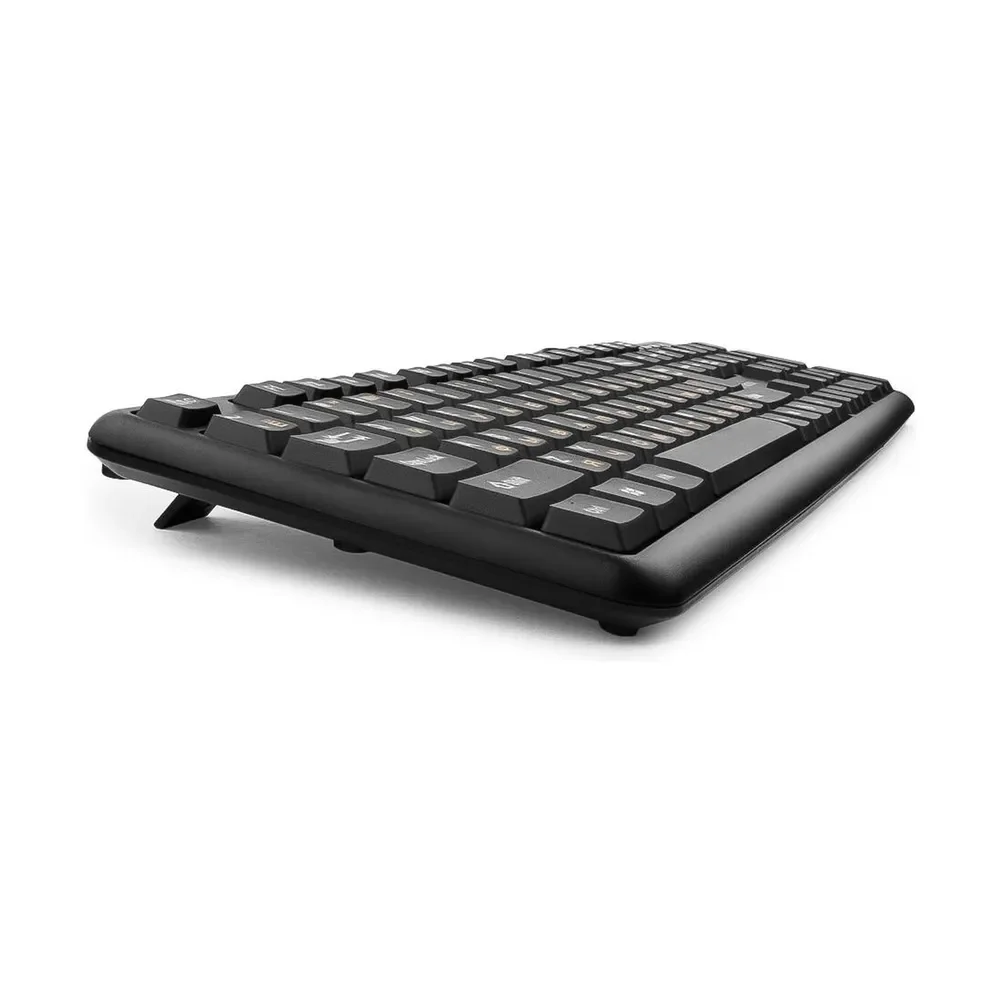 Клавиатура Гарнизон GK-100L проводная, USB Type-A, чёрный