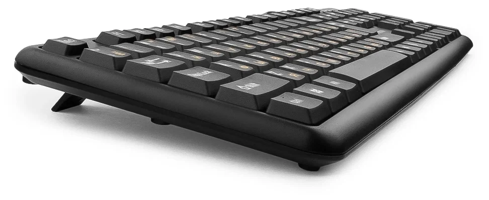 Клавиатура Гарнизон GK-100L проводная, USB Type-A, чёрный