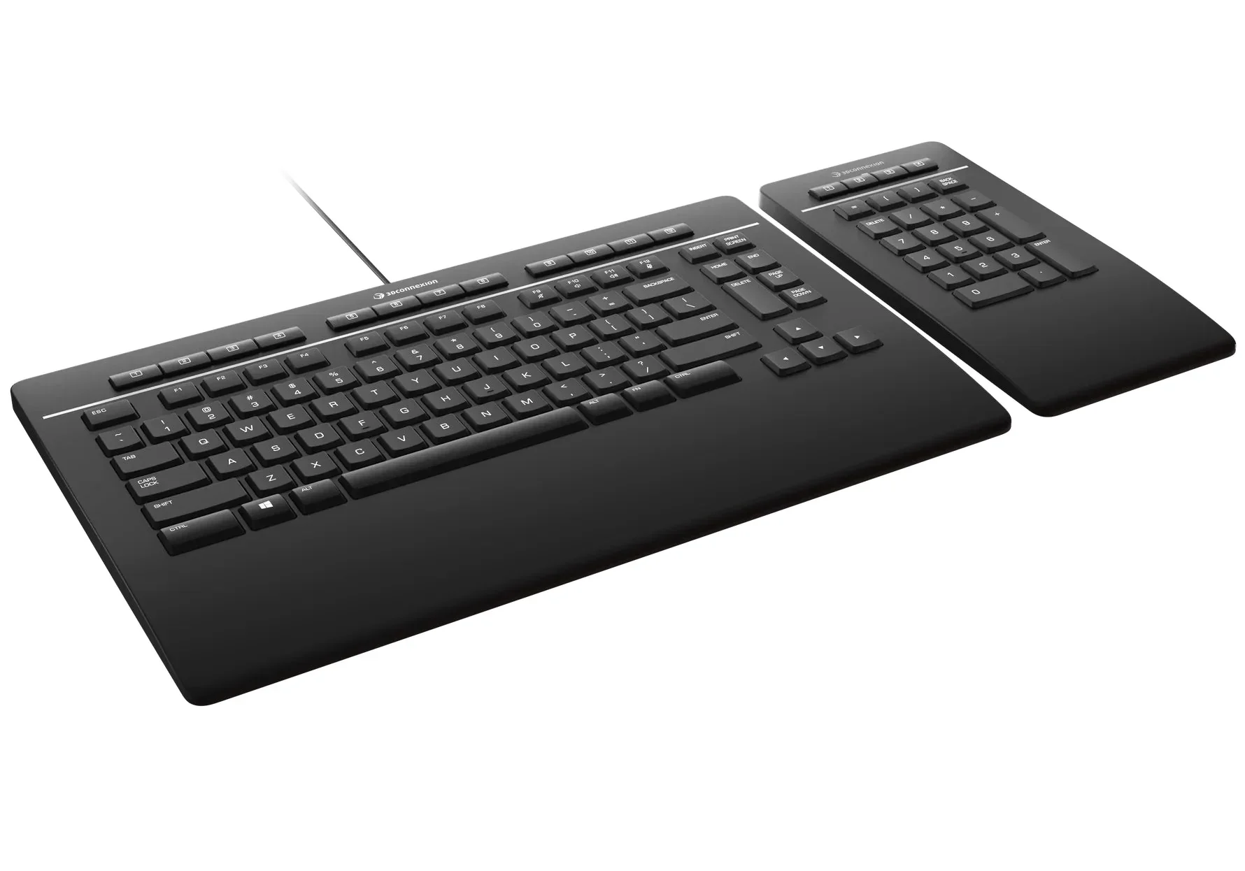 Клавиатура проводная 3Dconnexion 3DX-700092 Keyboard Pro with Numpad проводная USB черный
