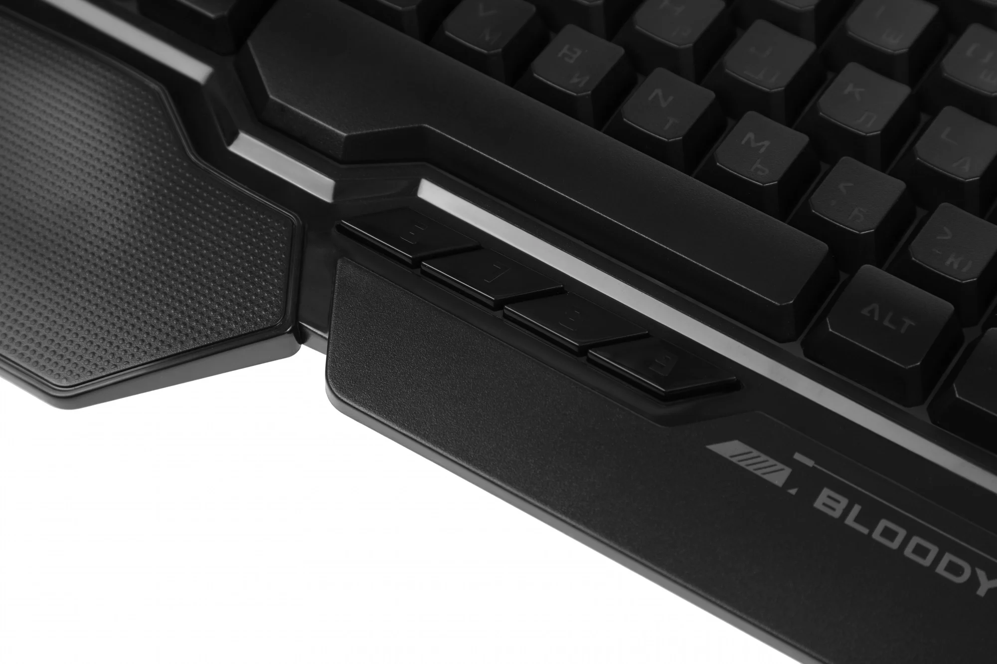 Клавиатура проводная A4Tech Bloody B310N черный USB Multimedia for gamer LED (подставка для запястий) (B310N)