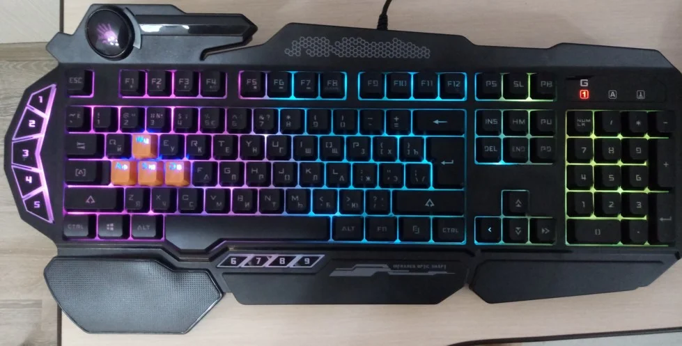 Клавиатура проводная A4Tech Bloody B314 USB черный