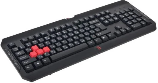 Клавиатура проводная A4Tech Bloody Q100 USB черный