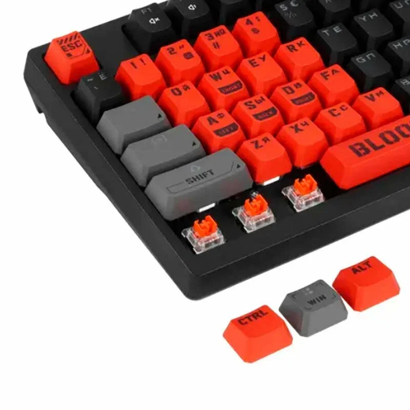Клавиатура проводная A4Tech Bloody S98 (S98 RED) USB черный/красный