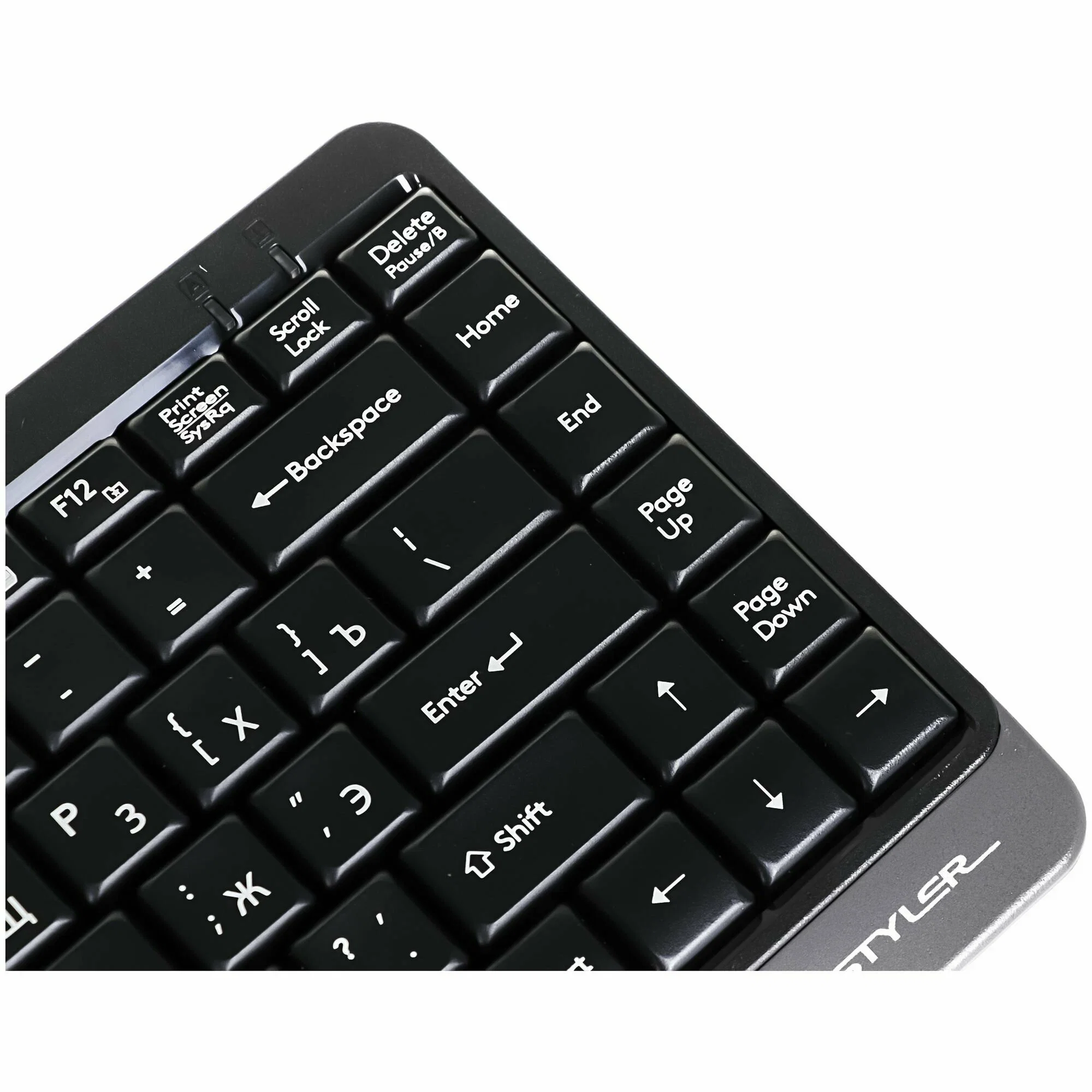 Клавиатура проводная A4Tech Fstyler FK11 USB серый/черный
