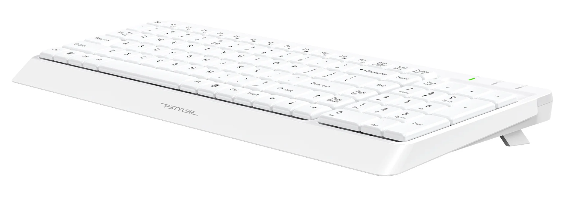Клавиатура проводная A4Tech Fstyler FK15, USB, белый