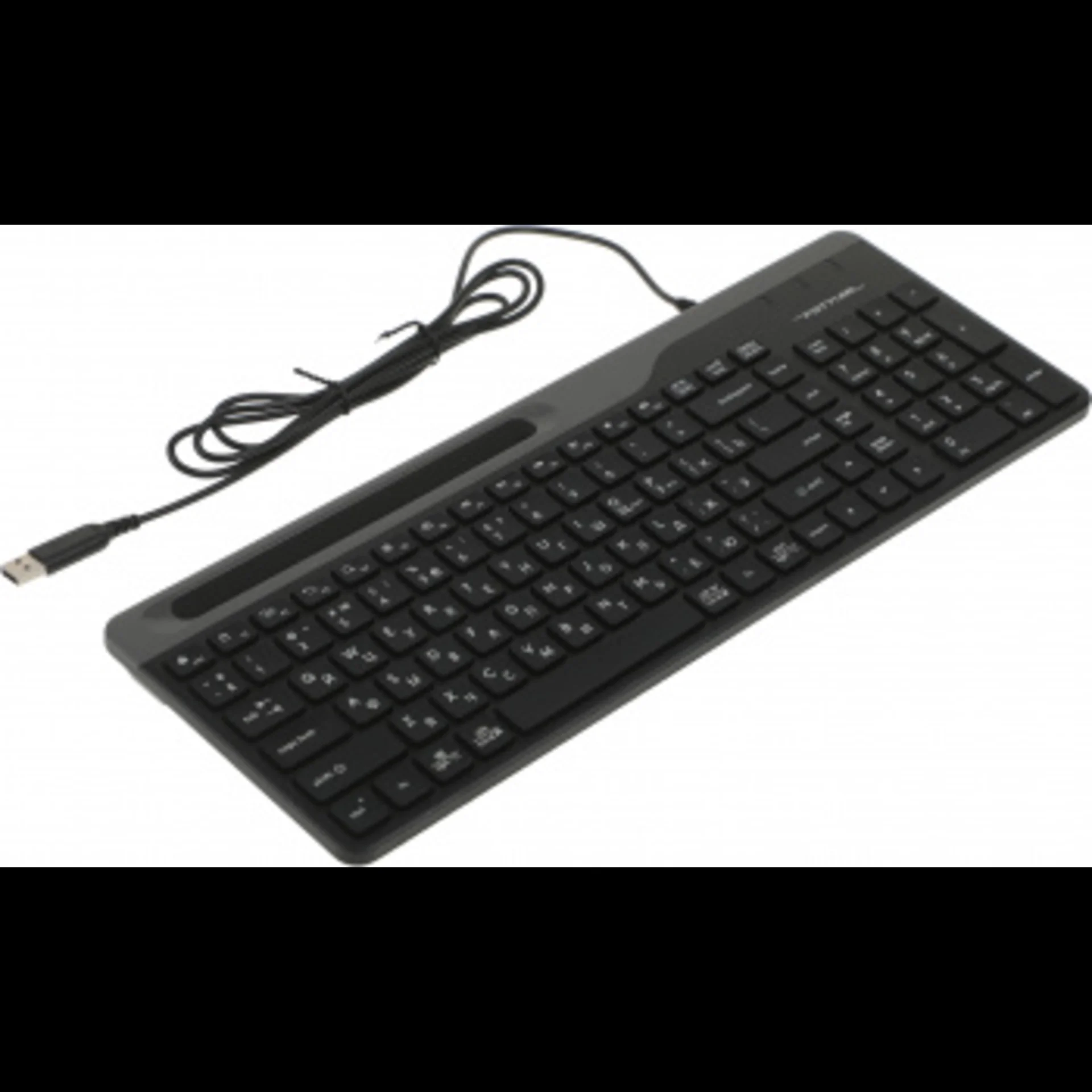 Клавиатура проводная A4Tech Fstyler FK25, USB, черный/серый