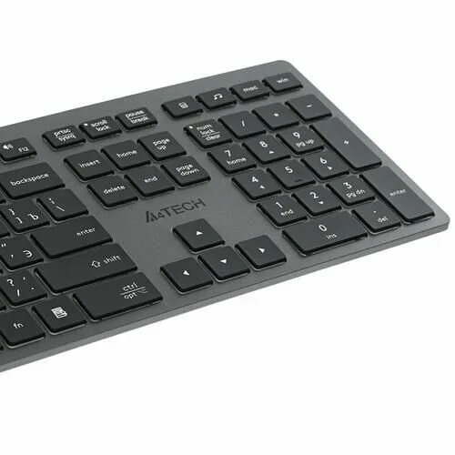 Клавиатура проводная A4Tech Fstyler FX60 серый/белый