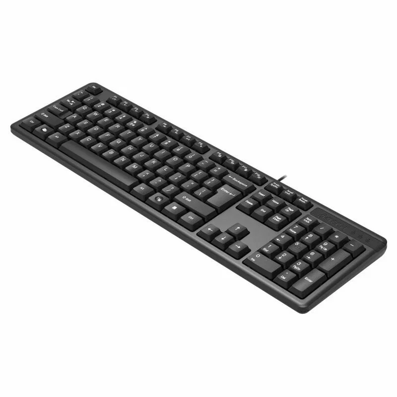 Клавиатура проводная A4Tech KK-3, USB, черный