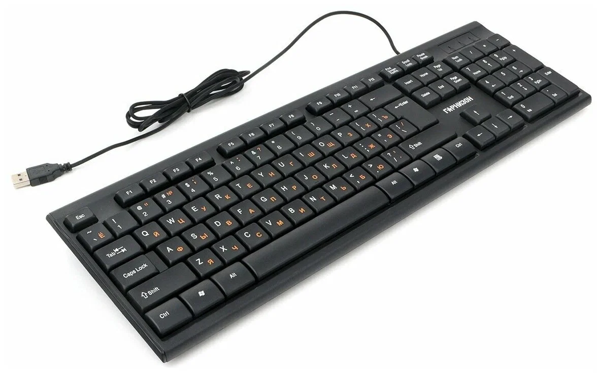 Клавиатура проводная A4Tech KR-83, USB, черный