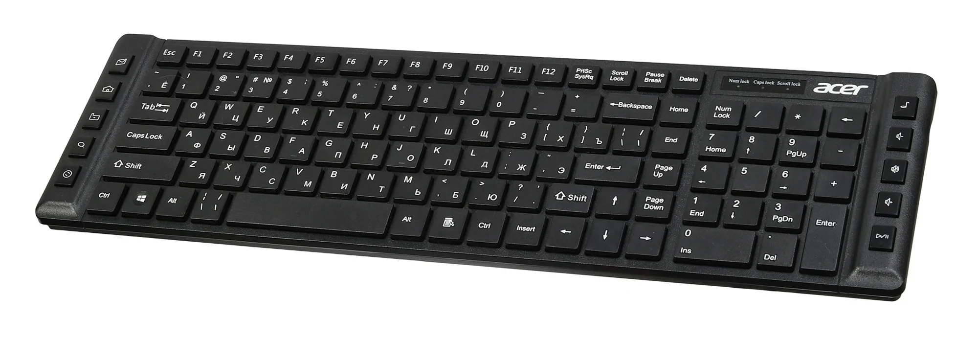 Клавиатура проводная Acer OKW010 ZL.KBDEE.002, USB, черный