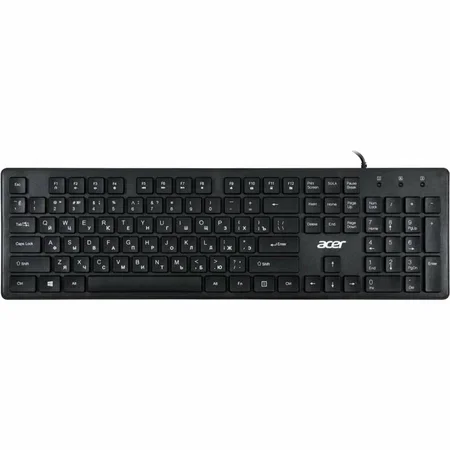 Клавиатура проводная Acer OKW020, USB, черный