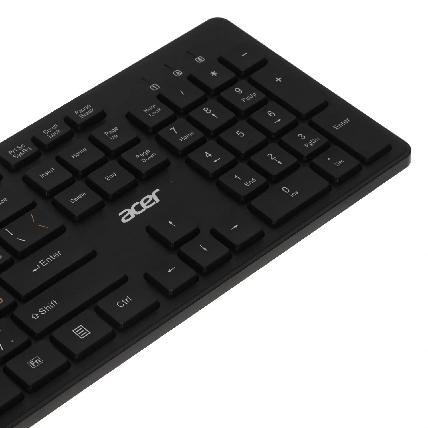 Клавиатура проводная Acer OKW122, USB, черный