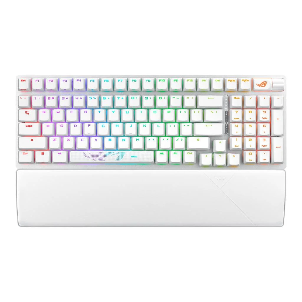 Клавиатура проводная ASUS X901 SCOPE II 96 WL/WHT/NXSW/RU/PBT