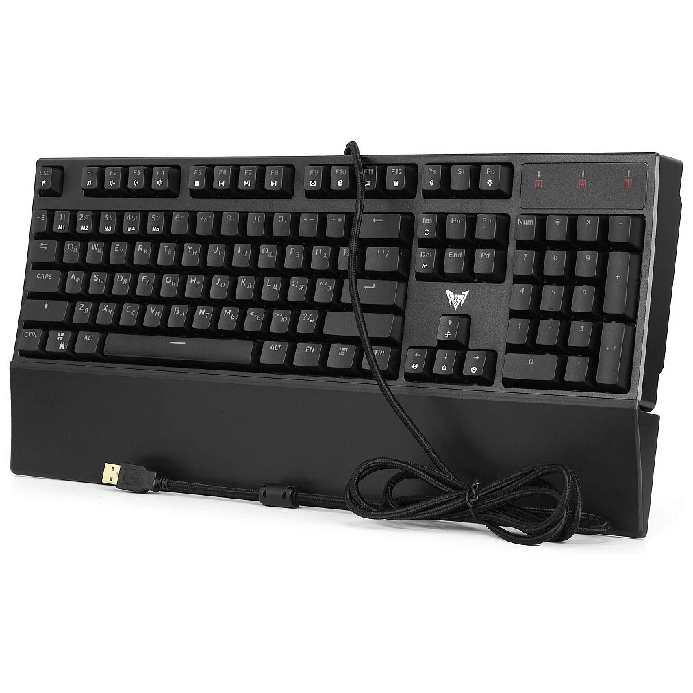 Клавиатура проводная CROWN CMGK-902, USB, черный
