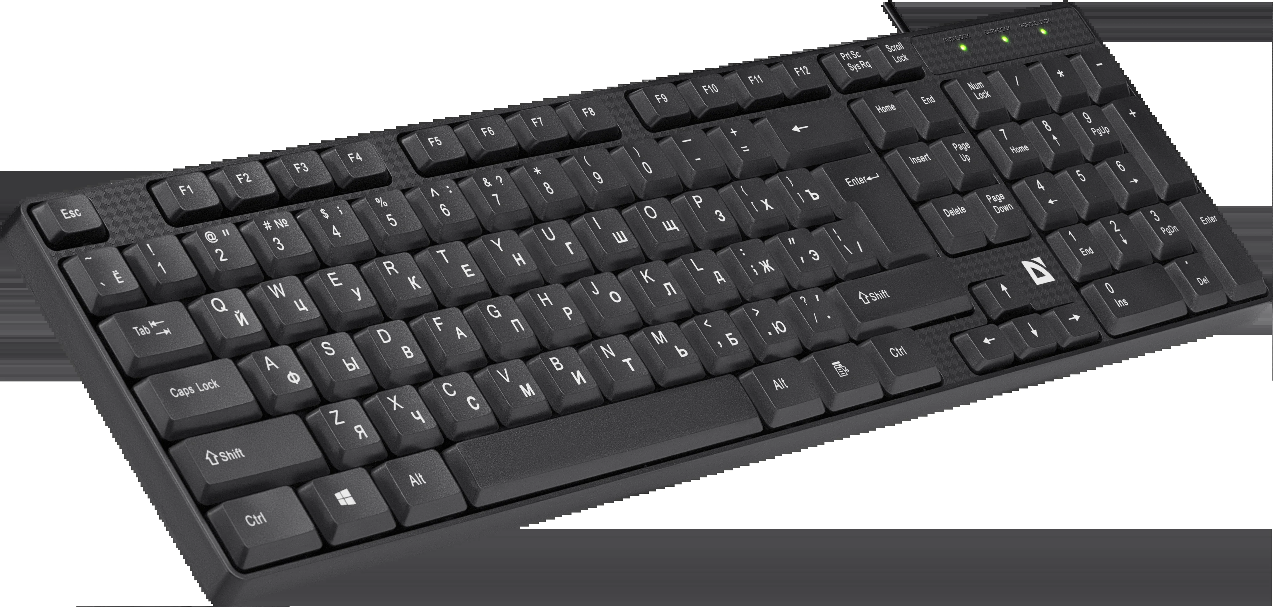 Клавиатура проводная Defender Accent SB-720, USB, черный