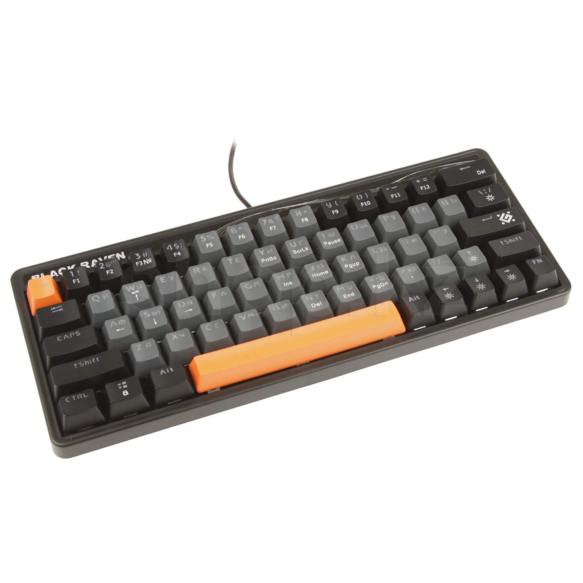 Клавиатура проводная Defender Black Raven GK-417, USB, черный