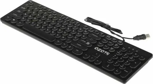 Клавиатура проводная Defender Ozoth GK-106, USB, черный